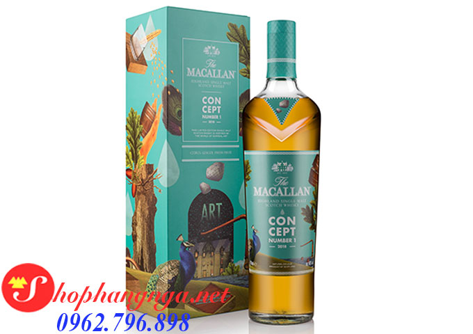 Rượu Macallan Concept Number 1 Hàng Xách Tay Duty Free