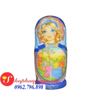 Búp bê Nga matryoshka mẫu 1 bộ 10 con hình thiên chúa