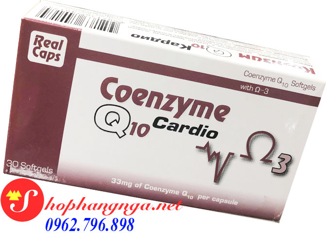 Coenzyme Q10 Cardio của Nga hộp 30 viên