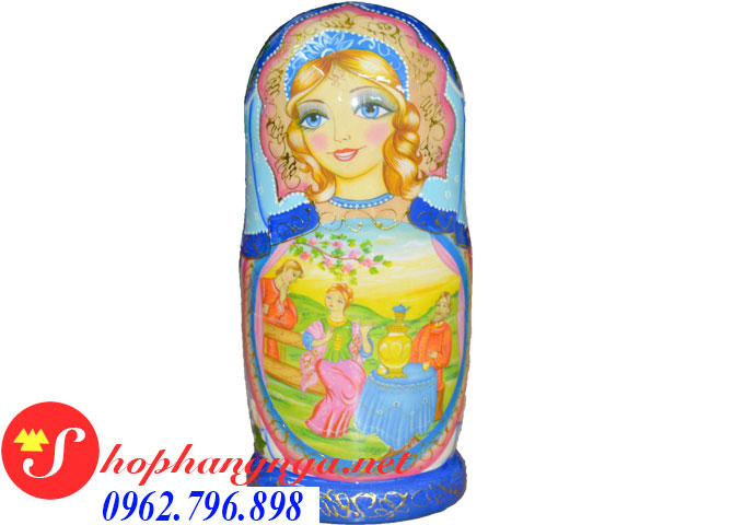 Búp bê Nga matryoshka mẫu 1 bộ 10 con hình thiên chúa
