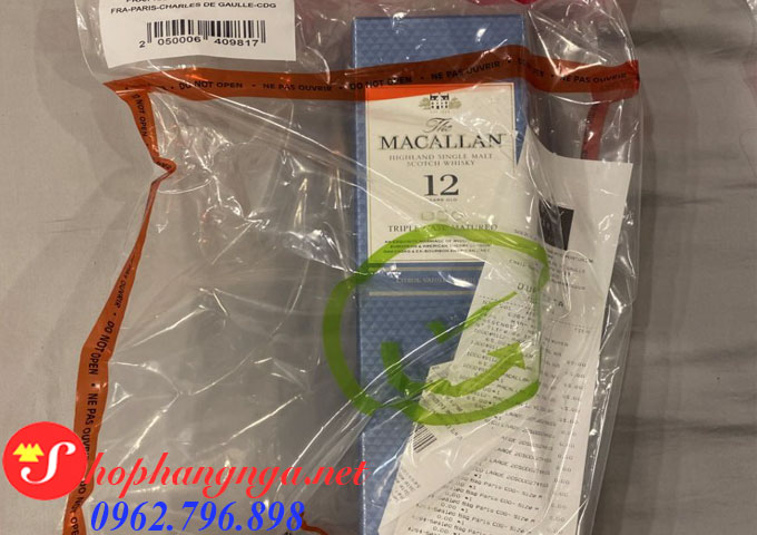 Rượu Macallan 12 Năm Double Cask Xách Tay