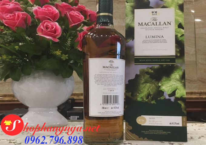 Rượu Macallan Lumina Chai 700ml Xách Tay Duty Free