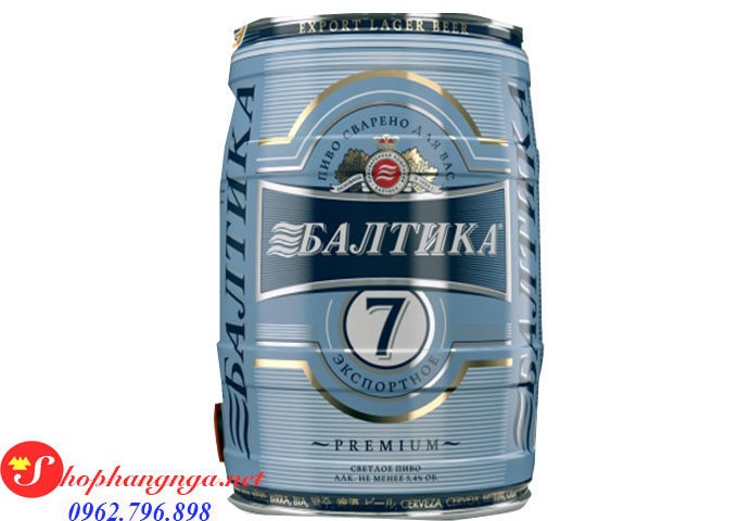 Bia baltika 7 bom 5 lít chính hãng từ nga