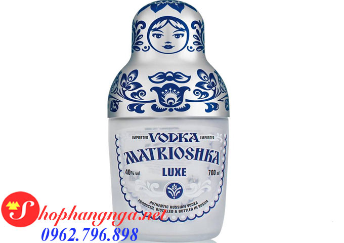 Rượu búp bê Matryoshka 700ml chính hãng của Nga
